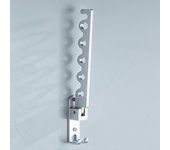 Secadora Rack plegable montaje en pared Colgador de ropa de acero inoxidable