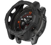 Estuche de reloj Tpu para Garmin Epix Pro (gen 2) 47 mm / fenix 7 Pro / fenix 7, cubierta hueca antiarañazos Negro