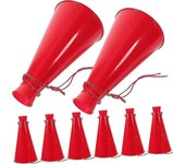 Unbrand Megáfono 10pcs Altavoz Altavoz Deportes Plástico Rojo Party Horns