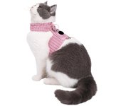 Gato Arnés Ajuste con cordón Cómodo Seguimiento de ubicación Transpirable Compatible para Airtag Pet Correa para el pecho Localizador Cubierta Suministros para mascotas