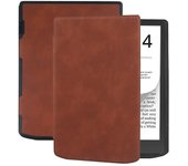 Estuche de cuero para Pocketbook InkPad 4 / Color2 /3 /PB743 Café