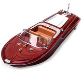 Barco RC para niños de 8 a 12 años, barco de control remoto rápido, 2.4G RC Barcos eléctricos Piscina y lagos Juguetes para adultos Rojo