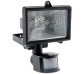 Proyector halógeno negro con detector - Ip44 Ce