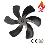 Tinor Aspas del ventilador de la estufa de 6 aspas Aspas del ventilador de la chimenea de aluminio Aspas del ventilador de la estufa de repuesto Pi...