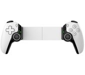 D9 Stretch Grip para teléfono celular, Bluetooth inalámbrico, PC tableta para Switch / PS3 / PS4 Dual Hall Somatosenso Blanco