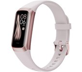C60 Fitness Tracker 1.1 "AMOLED HD GPS Reloj inteligente Frecuencia cardíaca Presión arterial SpO2 Monitor de sueño Fitness Band Blanco