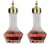 Bitters Bottle Glass Dash Bottle Professional Bar Tool For Cocktail Ideal For Bartender Home Bar 30ml goldenlid