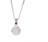 H2o Collar Concha Sirena Colgante Abrible Y Ccerrable Accesorios Regalo Mujer rojo