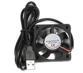 Ventilador de enfriamiento USB Radiador de enfriador de CPU DC5V de 50 mm para PC para disipador de calor de servidor de casos 1cm