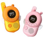 Juguetes para 3-12 Niños Niñas 2 Paquetes 3KM Rango Walkie Talkies Niños Radio Regalos Abeja