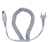 Taladro de uñas Pieza de mano Cable de alimentación Taladro de uñas eléctrico Manicura Accesorios de la máquina Negro Gris