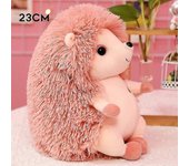 muñeca de peluche erizo peluche peluche linda muñeca pacificadora trapo de cabecera juguete adorno regalo para niños Rosa 23cm
