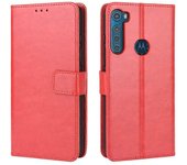 Caso para Motorola Moto One Fusion Plus cubierta cartera Flip Funda de cuero con ranuras para tarjetas magnética folio a prueba de golpes pu