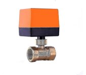 1/2" 3/4" 1" 2" Válvula de bola motorizada 220v 12v 24v 3 hilos 2 puntos Control de latón Válvula de bola eléctrica 1-1 4 pulgadas 24VAC
