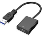 Adaptador usb a Hdmi, adaptador de audio de video USB 3.0 / 2.0 a Hdmi, convertidor de cable de gráficos de video Hd 1080p para PC, computadora por...
