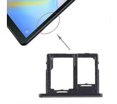 Bandeja de tarjeta SIM + bandeja de tarjeta SD para Galaxy Tab A 10.5 (4g) Boris Negro