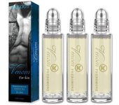 3Pcs Venom Feromona Fragancia Perfume Para Hombres / Mujeres Larga Duración Estimulante 10ml
