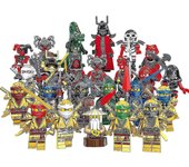 Set Of 24 Pcs Ninjago Mini Figuras Kai Jay Sensei Wu Master New Building Blocks Toy