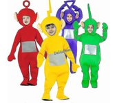 Disfraz de Teletubbies para niños Niño Divertido Dipsy Po Laa Tinky Winky Onesie Fiesta de cumpleaños de Navidad Disfraz de Halloween - JA Disfraz ...