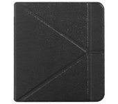 Funda para Kobo Libra H2o 7" ereader Premium Pu Leather Multiangle Origami Stand Negro