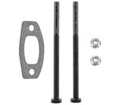 Kit de tornillos de tuerca de junta de silenciador compatible con Husqvarna 50 Special, 51 55 compatible con motosierra Rancher