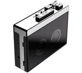 Reproductor de cinta Bluetooth Estéreo de dos canales Automático Flip Radio FM Retro Clásico Reproductor de cintas portátil Como se muestra