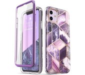 Estuche de la serie Cosmo para iPhone 11 (versión 2019), estuche protector delgado de cuerpo completo con elegante protector de pantalla incorporad...