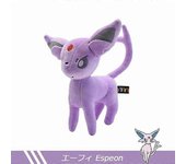 Nueva figura de anime de dibujos animados de juguete de peluche Eevee Jolteon Sylveon Evolution Vaporeon Modelo de muñeca de peluche Regalos de cum...