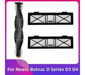 Compatible para Neato Botvac Serie D D3 D4 D5 D6 D7 D9 D10 D70e D75 D80 D85 Robot Aspirador Repuesto Cepillo Principal Filtro Zy Set J