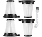 Filtros de repuesto para aspiradora inalámbrica, juego de accesorios de filtro extraíbles y lavables Como se muestra