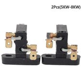2pcs Soporte de cepillo de carbón para 168f / 188f Generador Piezas de repuesto 2kw-3kw 5kw-8kw Hfmqv 5KW-8KW 188F
