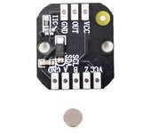 MT6701 módulo de codificador magnético PWM / i2c codificador de motor sin escobillas modo ABZ 1024 líneas reemplaza AS5600 Negro
