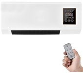 Aire acondicionado montado en la pared Mini aire acondicionado de refrigeración y calefacción con control remoto para la sala de estar del dormitor...