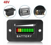 Medidor de medidor indicador de batería led de 48v para Ezgo Club Car Yamaha Golf Cart Trucks