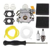 Carburador 308054012 con juego de filtros para 25Cc 26Cc 30Cc 46Cc Cortasetos Homelite C1U-H60 Carburador Negro