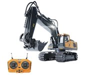 RC Excavadora / Bulldozer 1/20 2.4GHz 11CH RC Construcción Camión Ingeniería Vehículos Juguetes educativos para niños con música ligera 11CH-Excava...