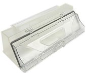 Caja de polvo para Xiaomi Mi Robot Vacuum Mop 2 2Pro MJST1S Aspiradora Piezas de repuesto Blanco transparente
