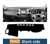 Cubierta de parasol del tablero del automóvil para Toyota Hilux SW4 Fortuner AN50 2005 2006 2007 2008 2009 2010 2011 2012 2013 2014 Accesorios RHD ...