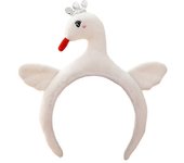 1pc Lovely Cartoon Swan Shape Hair Band Headband Hair Decoration Photo Prop Blanco