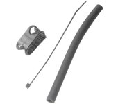 Tabla de kitesurf de repuesto Kitesurf Kite Abrazadera de manguera de una válvula Kit de equipo Accesorios Manguera y abrazadera de kite Negro