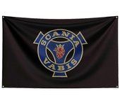 Tib 3x5ft Scanias Racing Car Flag para la decoración L 90 x 150cm