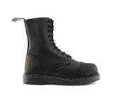 Grinders Unisex Ciervo Negro ACS Cuero Puntera de Acero Botas con Cordones 6