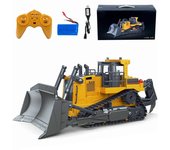 Para el camión bulldozer de la aleación de Huina 569 RC coche bulldozer 1:16 tractor eléctrico de control remoto
