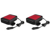 2x 12v 200w calentador de coche enfriamiento eléctrico calefacción calentador secador eléctrico desempañamiento del parabrisas demi -sy