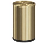 Cubo de basura de acero inoxidable con capacidad de 9 litros: duradero y a prueba de óxido 9L de oro