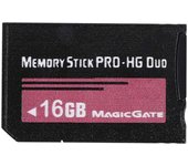 Tarjeta de memoria de 16 GB MS Pro Duo Flash Card PSP Cybershot Camera