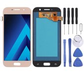 Pantalla Tft Lcd para Galaxy A5 (2017), A520f, A520f / ds, A520k, A520l, A520 con digitalizador Montaje completo (material TFT) S (negro) Oro