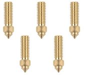 Boquillas K1 / K1 MAX, boquillas de latón con resistencia al desgaste, amplia aplicabilidad para impresoras 3D PLA / ABS / / / PEK / PSU oro