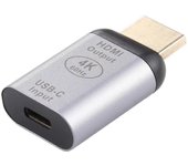 4k 60hz USB 3.1 Tipo C Hembra a Hdmi Macho Adaptador Convertidor para Macbook Chromebook Pixel