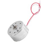 1700-7300RPM 1.5-6.5V Mini motor de CC eléctrico de cilindro de alto par Tono de plata